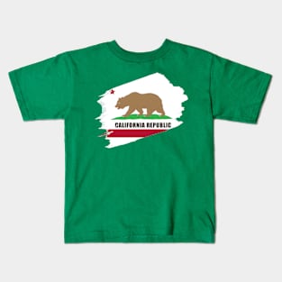 California State Flag Kids T-Shirt